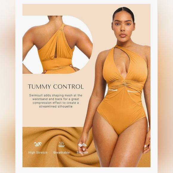 SHAPELLX Women's One Piece Swimsuit #882 - Picture 5 of 14